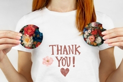 Art Flowers Car Coaster Template, Flowers Coasters Product Image 3