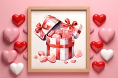 Valentines Day Dessert Clipart, Valentines Day PNG Product Image 3