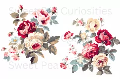 Flowers, Junk Journal, PNG, Clipart, Ephemera, Botanical Product Image 3