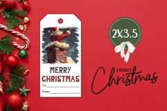 Christmas Village Gift Tags, Santa Claus Gift Tags Product Image 3