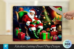 Santa’s Elves with Toys Cutting Board PNG Design Product Image 1