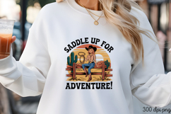 SADDLE UP FOR ADVENTURE!l Sublimaton PNG Product Image 3