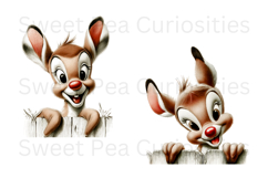 Christmas, Reindeer, Ephemera, PNG, Clipart, Junk Journal Product Image 3