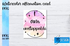 Affirmation cards PNG Bundle | Positive Affirmation Quotes Product Image 4