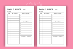 Ultimate Minimalist Daily Planner Template Canva Product Image 3