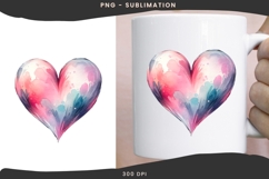 Valentine heart png design for T-shirts Product Image 3