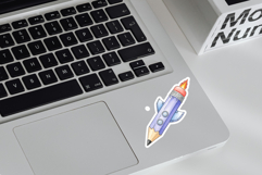 Spaceship Pencil PNG | Space-Themed School Supply Clipart Product Image 2