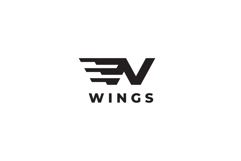 Wings Letter W Logo Design Vector Product Image 3