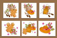 Agriculture Spring Garden Clipart Set A warm and cozy garden Product Image 2