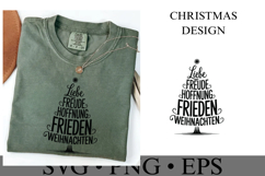 Leibe Freude Hoffnung Frienden Svg | Christmas | Shirt Svg Product Image 3