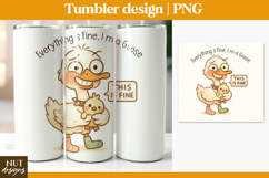 Silly Goose tumbler 20oz, Sarcastic quote Funny tumbler wrap Product Image 1