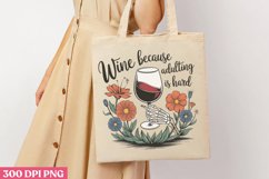 Wine Lover Sublimation Bundle PNG Product Image 6