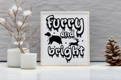 Furry and bright SVG, Christmas Dog SVG Product Image 3