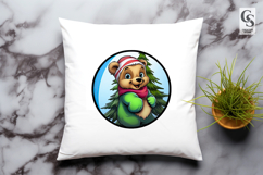 Cute Winter Bear Clipart Sublimation PNG Product Image 3