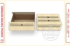 Box Organizer v24 - laser cut file - Glowforge ready SVG Product Image 3