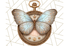 Vintage Butterfly PNG Clipart, Fairytale Cottagecore Images Product Image 3