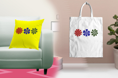 Triple Floral Motif Embroidery Design Product Image 3