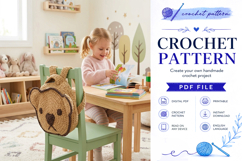 Bear Backpack Crochet Pattern PDF Product Image 6