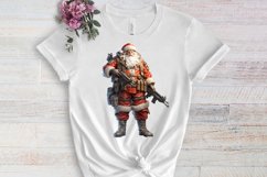 Watercolor Santa Claus Sublimation Clipart, Santa PNG Product Image 3