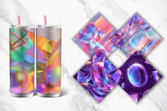 3D Holographic Shapes Tumbler wrap Bundle Product Image 3