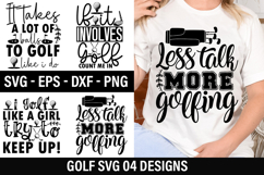 Golf SVG Design - i golf like a girl try to keep up Product Image 1