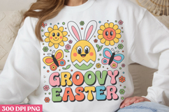 Groovy Easter PNG, Gnome St Patricks Day Subl Product Image 3
