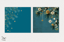 Christmas digital paper, background clipart Product Image 3