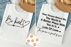 Dear Person Behind Me SVG | Be Kind SVG | Let them SVG Product Image 3