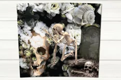 Oil paint Gothic design | Skinny tumbler Sublimation, PNG Product Image 3