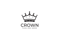 Crown Logo Design Vector Illustration Product Image 3
