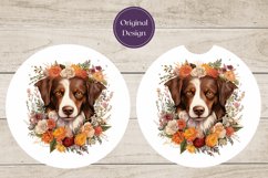 Collie Dog Car Coaster Design, Dog Coaster Sublimation Product Image 3