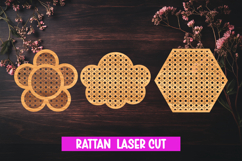 15 Boho Rattan Signs Laser Cut SVG, Home Decor Laser cut Product Image 4