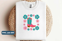 Western Cowgirl Boots PNG, Cowgirl PNG design Product Image 3