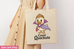 Count Quackula PNG, Funny Duck Sublimation PNG Product Image 3