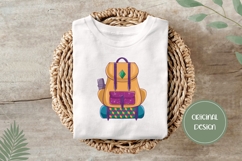 Hand Drawn Backpack Illustration, Cartoon Backpack PNG Product Image 3