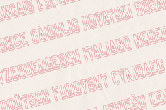 Harrison Modern Outline Display Font Product Image 3