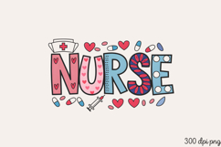 NURSE PNG, Nurse Sublimation PNG PNG Product Image 1