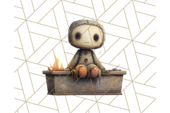 Creepy Dolls Clipart PNG Haunted Toy Characters Product Image 3