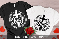Pray on it Pray over it Pray - Christian SVG Design Product Image 1