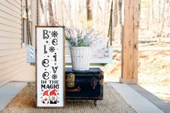 Believe in the magic SVG, Christmas SVG, Christmas Porch SVG Product Image 3