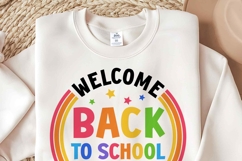 Welcome Back to School SVG, Kids 1st day School 2025 Shirt Product Image 3