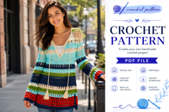 Festival Crochet Tunic Pattern PDF Product Image 8