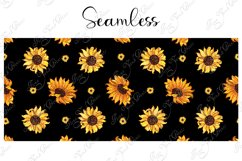 Sunflowers skinny tumbler 20 oz Straight Seamless Wrap Product Image 3