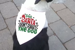 Dear santa don't forget the dog SVG, Christmas Dog SVG Product Image 3