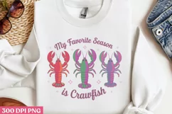 My favorite seasone is crawfish PNG, Mardi Gras PNG Product Image 3