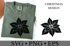 Christmas Flower Svg | Christmas svg | Shirt Svg Product Image 3