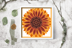 Flower Paper Cutting File / sunflower light box Product Image 3