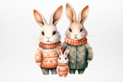 Christmas Family Animals Sublimation PNG Product Image 3