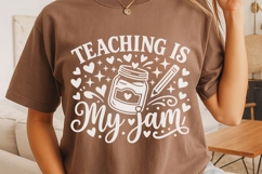 Teaching Is My Jam Svg, Back To School Svg, Teaching Svg. Product Image 4