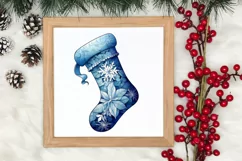 Cozy Christmas Knitting Clipart, Christmas PNG Product Image 3
